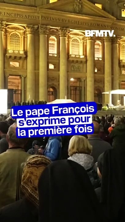 Le pape François s'exprime pour la première fois depuis son hospitalisation dans un message audio