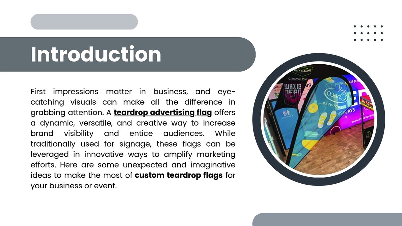 Utilizing Teardrop Flags for Effective Branding