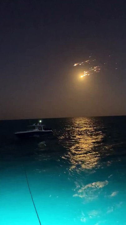Starship debris over the Bahamas!