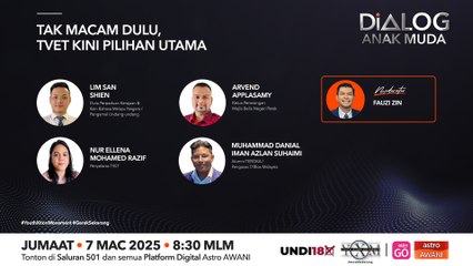 Dialog Anak Muda: Tak macam dulu, TVET kini pilihan utama