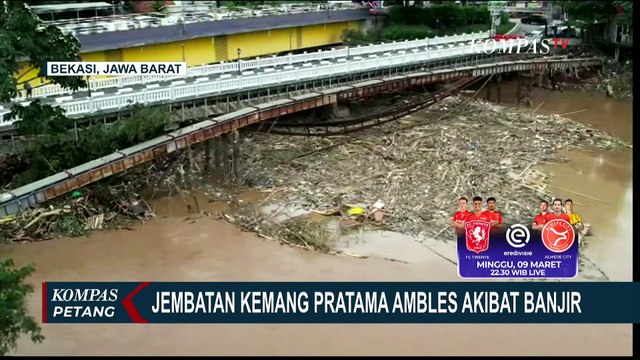 Begini Potret Udara Dampak Banjir di Kemang Pratama, Mega Mal Bekasi dan Vila Nusa Indah