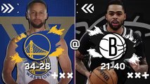 Curry stars as Warriors come back to stun Nets