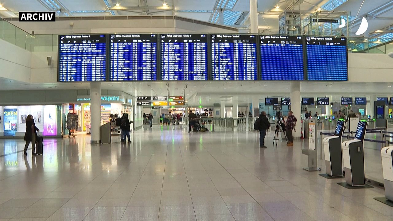 Am Montag werden elf deutsche Flughäfen bestreikt