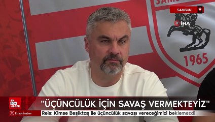 Thomas Reis: Kimse Beşiktaş ile üçüncülük savaşı vereceğimizi beklemezdi