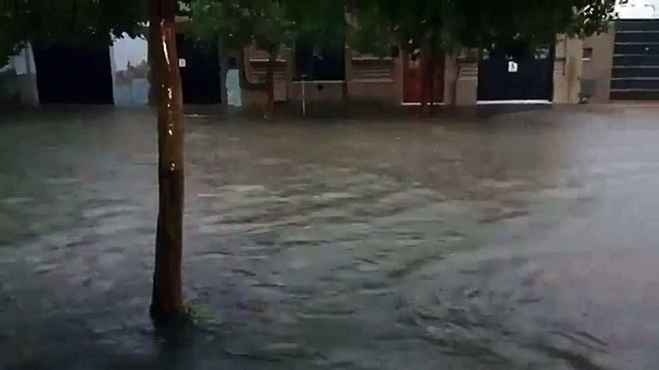 Devastadora tormenta en Bahía Blanca