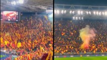 El espectacular ambiente en el Olímpico de Roma