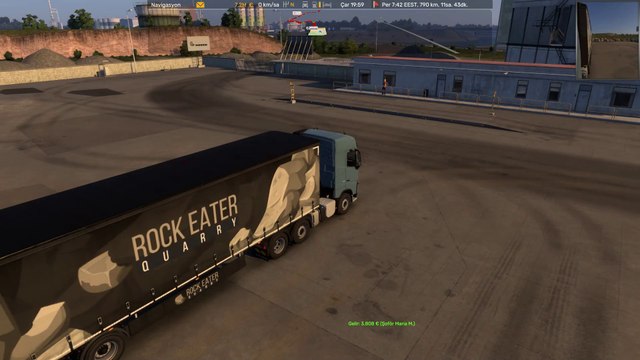 Empty Barrel - Delivery from Constanta City to Timisoara City - Tow Truck > Volvo - Euro Truck Simulator 2