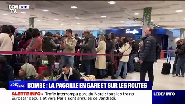 La bombe se situe à un endroit où toutes les voies passent : Un obus de la Seconde Guerre mondiale sème la pagaille à la gare du Nord et sur les routes