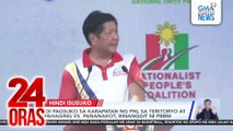 'Di pagsuko sa karapatan ng PHL sa teritoryo at pahaging vs. panananakot, binanggit ni PBBM | 24 Oras