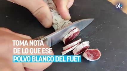 ¿Qué debes saber sobre la parte blanca en el fuet? El consejo de un carnicero experto 🥓