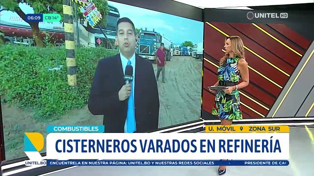 Cisternas varadas en la refinería de Palmasola