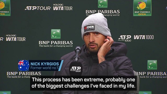Kyrgios admits injury issues are 'one of the biggest challenges I have faced'