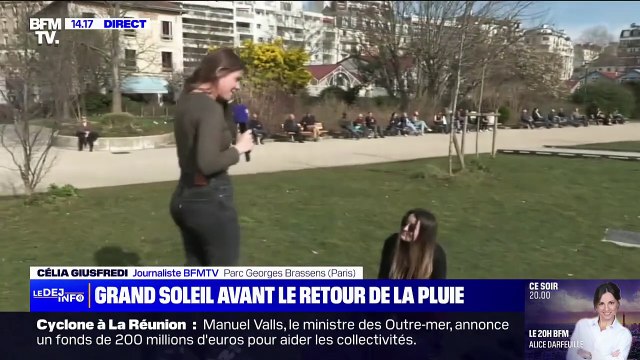 Les Parisiens profitent du soleil avant le retour de la pluie