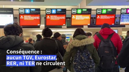 Trafic interrompu gare du Nord après la découverte d'une bombe de la 2nde Guerre