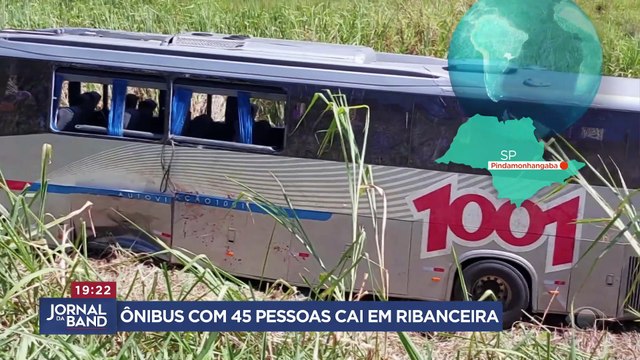 Motorista: ônibus tombou na Dutra porque passageiros se assustaram