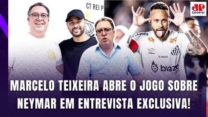 "ISSO FOI ALGO IMPRESSIONANTE! O Santos com o Neymar..." Marcelo Teixeira dá ENTREVISTA EXCLUSIVA!