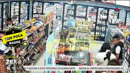 Captan robo en una tienda de conveniencia en Metepec, Estado de México
