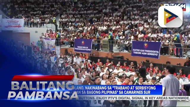 PBBM, pinangunahan ang 'Trabaho at Serbisyong Pangkalusugan sa Bagong Pilipinas' sa Camarines Sur