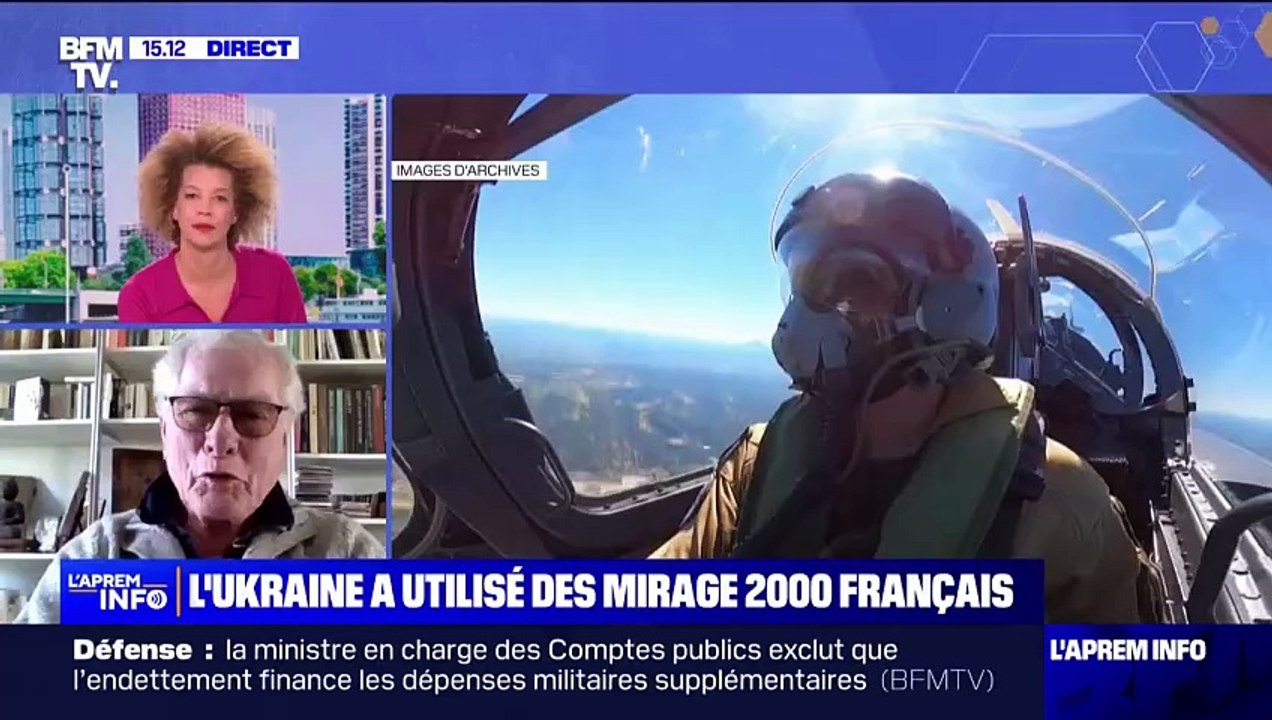 Avions français en Ukraine: "Notre capacité à fournir ce type de Mirage 2000 était plutôt limité", assure Bernard Norlain (ancien pilote de chasse)