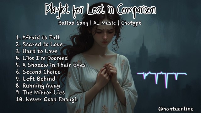 Playlist for Lost In Comparison | Ballad Song | AI Music | Chatgpt | English Song