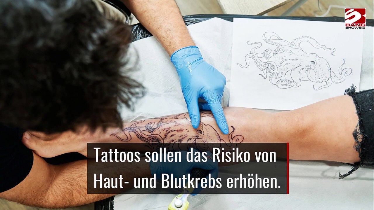 Tattoos sollen das Risiko von Haut- und Blutkrebs erhöhen.