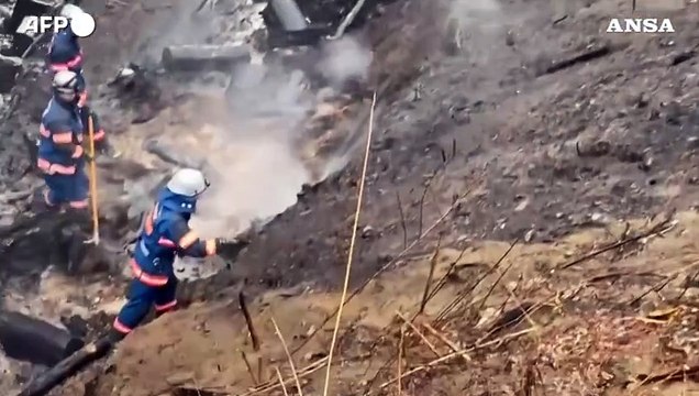 Giappone, vigili del fuoco all'opera contro il peggior incendio degli ultimi 50 anni