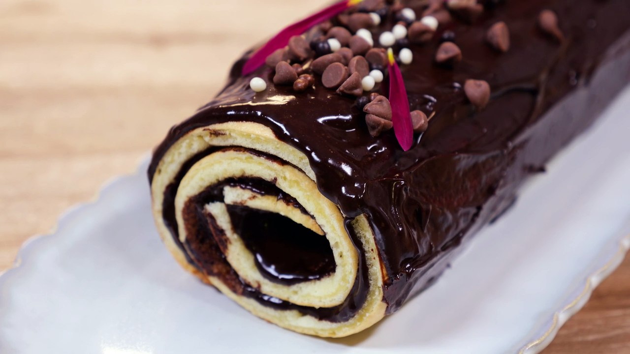 Bûche au chocolat