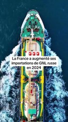🚨 La France a augmenté ses importations de GNL russe en 2024