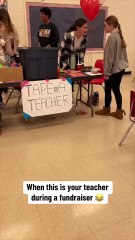 This teacher raised money in a crazy way 😂