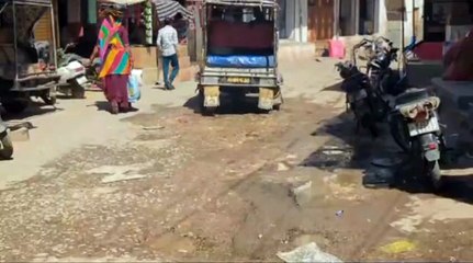 लाखों का बजट व्यय कर बनी सडक़ों ने बिगाड़ी शहर की हालत