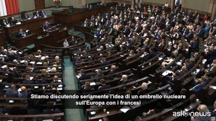 La Polonia adotterà addestramento militare per tutti gli uomini adulti