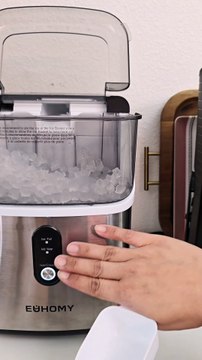 I love this @Euhomy_US nugget ice machine! Now I can get nugget ice right at home. #euhomy #euhomyicemaker #euhomyicemachine #nuggetice