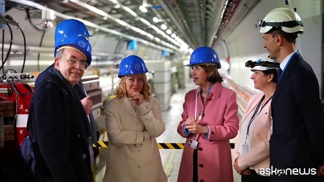 Meloni al Cern di Ginevra: Italia continuerà a sostenere i progetti