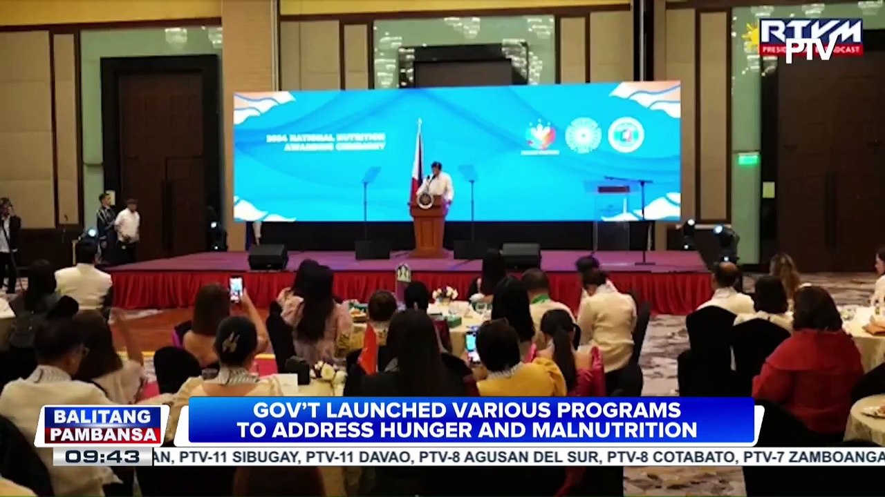 PBBM, NNC recognize 23 LGUs, 5 focal points for contribution to improving nutrition in communities