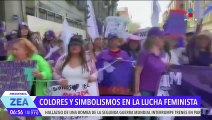 Colores y simbolismos en la lucha feminista
