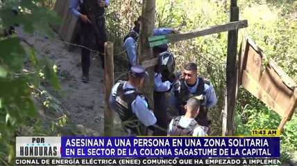 Asesinan y tiran de un cerro a una persona en la col. Japón de la capital