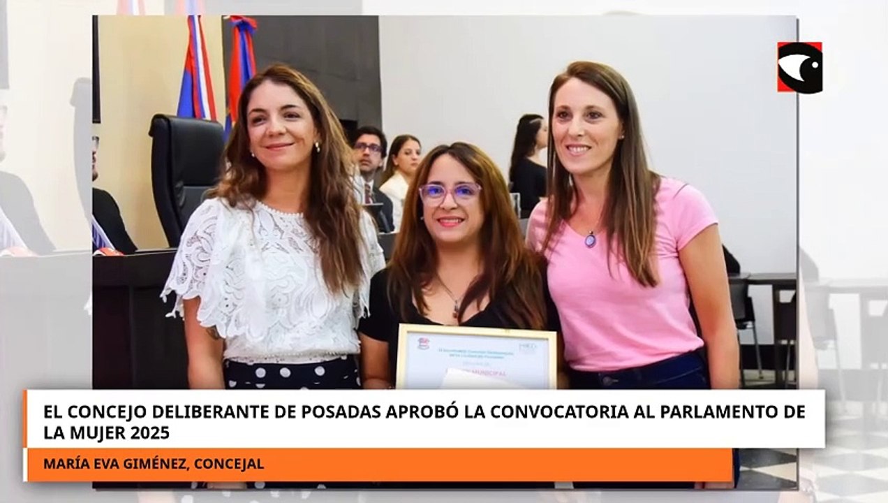 El Concejo Deliberante de Posadas aprobó la convocatoria al Parlamento de la Mujer 2025