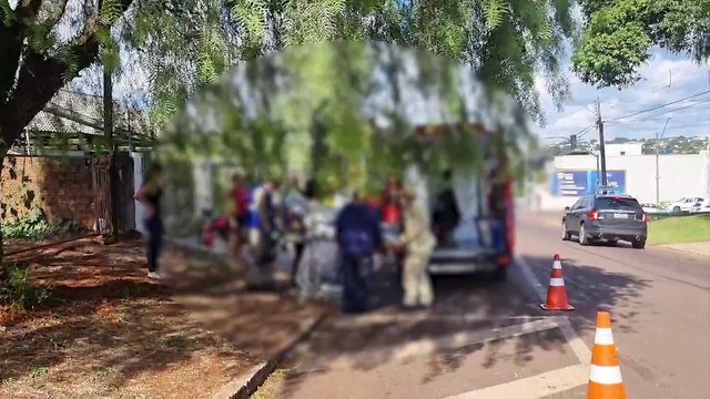 Motociclista fica ferido ao cair de moto na Região do Lago