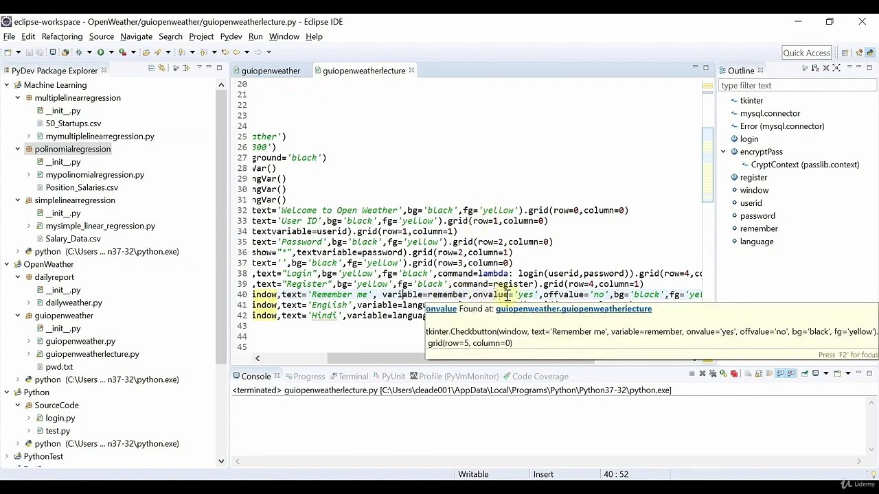 Build GUI Application with Python and Tkinter