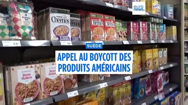 Guerre commerciale : des Suédois appellent à boycotter les produits américains