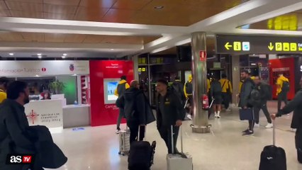 Aterrizaje forzoso del Villarreal en Santander