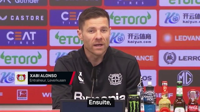 Leverkusen - Xabi Alonso : Ne pas penser à la Ligue des champions pour l'instant