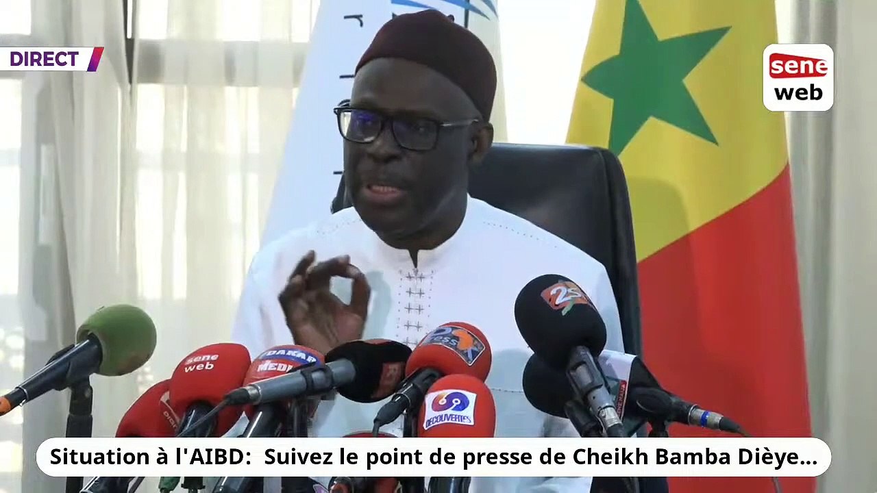 Situation à l'AIBD _ Le DG Cheikh Bamba Dièye fait des révélations