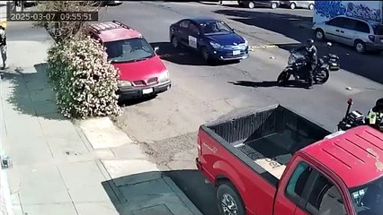 Policía vial es arrollado por estudiante de una Escuela de Manejo