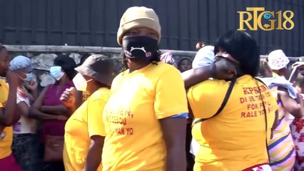 Yon gwoup militan Siyatè Akò Montana al sipòte Fritz Alphonce Jean