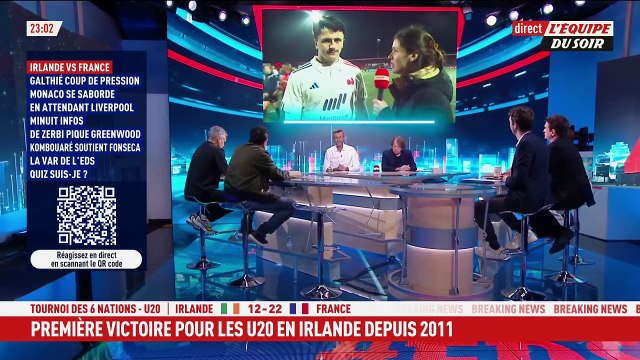 Echegaray : « Rentrer dans l'histoire, c'était notre objectif » - Rugby - Tournoi U20 - Bleuets