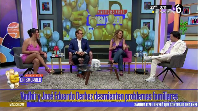 José Eduardo y Vadhir Derbez niegan problemas familiares