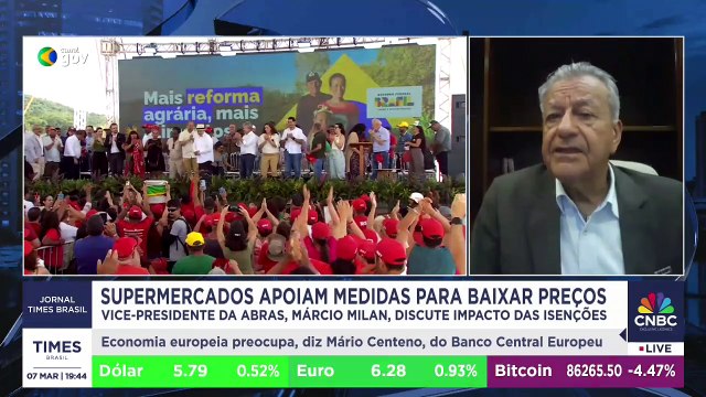 Supermercados apoiam medidas para baixar preços dos alimentos; vice-presidente da Abras avalia
