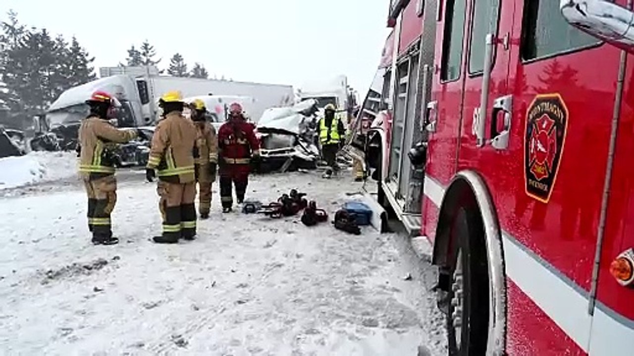 Conditions routières: Carambolage à Montmagny et sorties de route au KRTB
