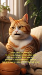 Wisdom from an Orange Cat #CatLovers #shorts